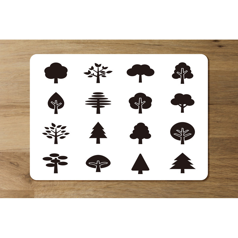Duffina Wood No Pattern Rectangle Placemat