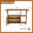 Multi-Functional Kitchen Island With Storage Shelves And Wheels – 47 Inch Foldable Dining Table For Small Spaces, Perfect Compact Desk For Kitchen, Dorm And Office, Walnut