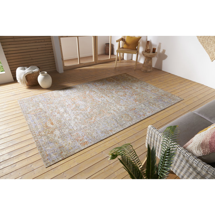Port Said Cream/Red Indoor/Outdoor Rug