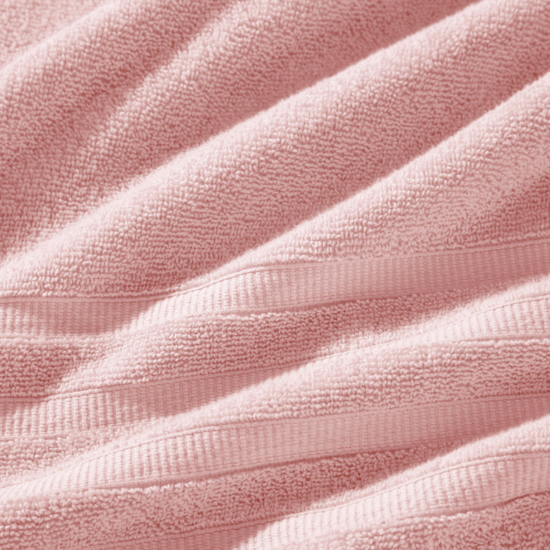 SÖMN Quick-Dry 100% Cotton 6-Piece Towel Set - Hotel-Quality, Economical, Absorbent, Pink