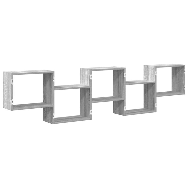 10-9 Cube Shelf, Grey/Sonoma