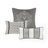 7 Piece Grey Bedding - King Fine Comforter In Luxury