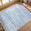Hand Knotted Abstract Area Rug in Gray/Blue-1728911507