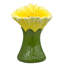Tabouret de jardin jaune 24 po