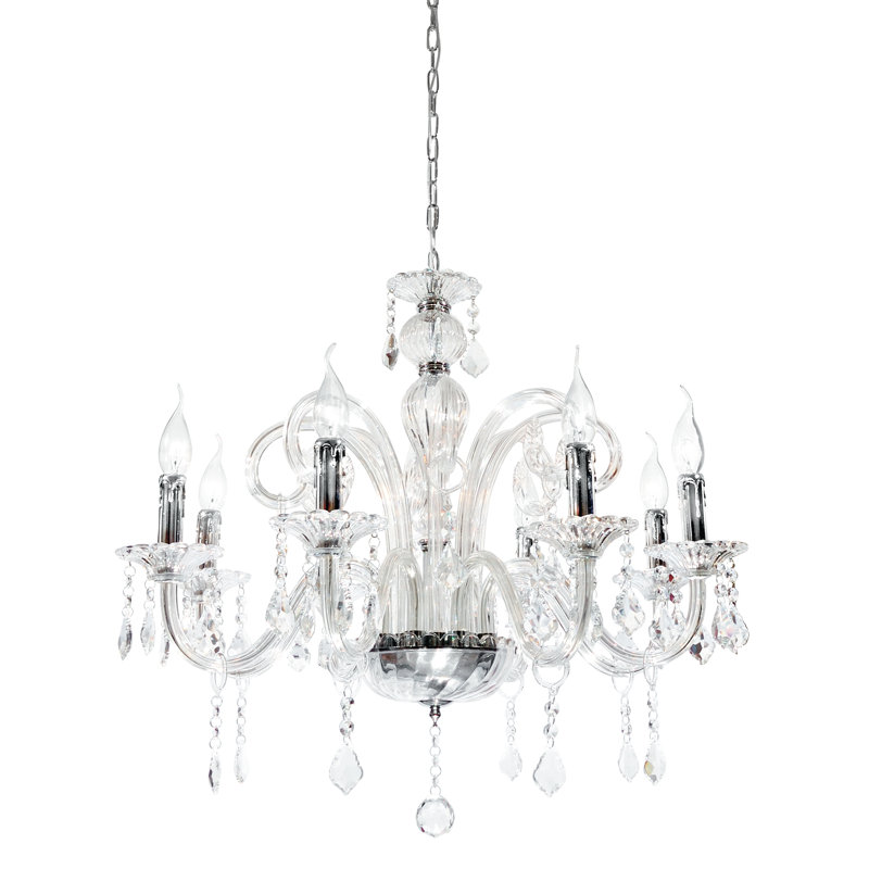 Celia 8 - Light Candle Style Chandelier