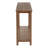 Castleton Distressed Brown Wood Entryway Sofa Console Table