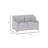 Gray Loveseat