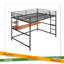 Metal Loft Bed With Desk And Shelve-1667810694-1667810697