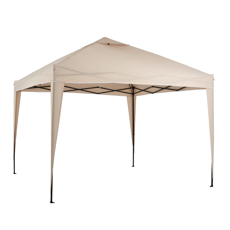 3m x 3m Steel Pop-Up Gazebo, Beige