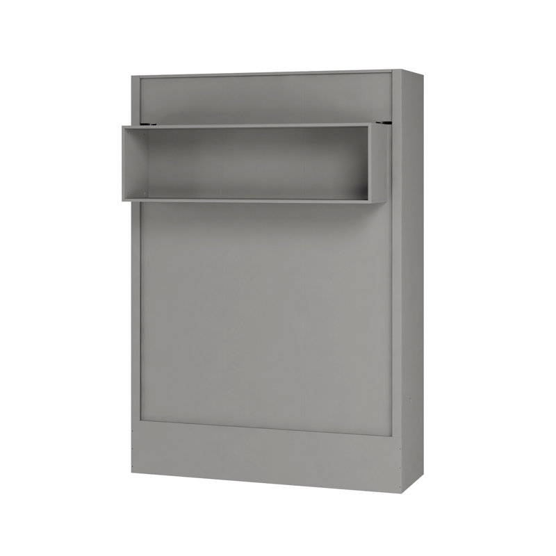 Dekari Storage Murphy Bed, Full / Double, Gray