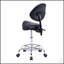 Fauteuil ergonomique avec dossier, pivotant, réglage hydraulique de la hauteur et roulettes