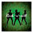 Rock N Rock Green Print On Canvas; 9D1C2D6D5CCD4559B74AA7F08A86726F Square-321001732