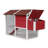 Headrick 20 Square Feet Chicken Coop with Chicken Run For Up To 5 Chickens
