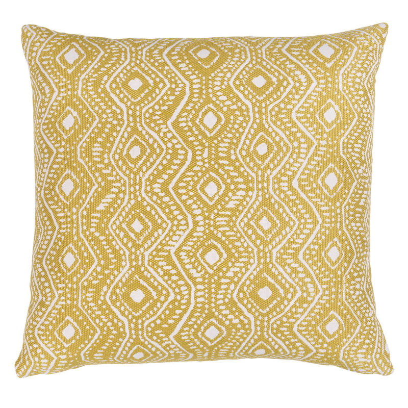 Colma I/O Pillow, Marigold Geometric