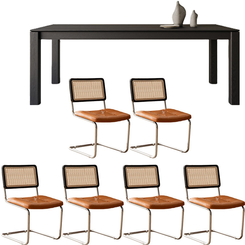 Ensemble de salle à manger Black Wood