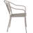 Oia Indoor-Outdoor Steel Patio Arm Chair with Round Back-20394780