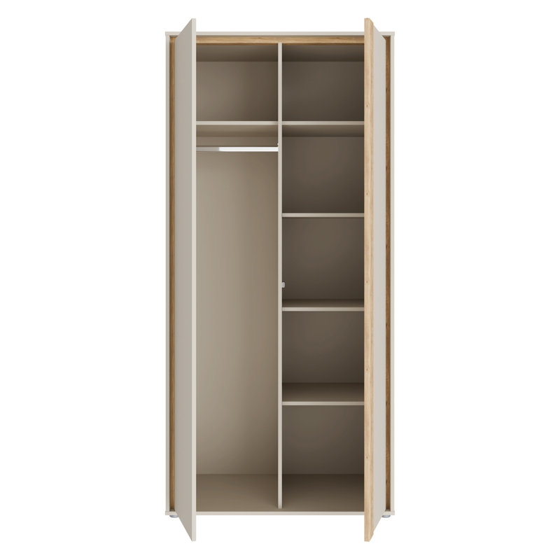 Tamarian 2 Door Manufactured Wood Wardrobe