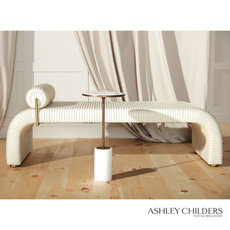 Cade Daybed-Graphite Leather, Cade Daybed White Faux Leather