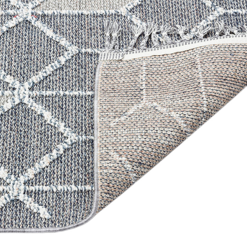 Stylish Hall Carpet, Grey, 31.5 x 59.1 inches | 45% Polypropylene & 55% Polyester, 2000 g/m² | Machine Woven, Flat Weave, 0.4 in Pile Height | Washable by Machine at 86°F | Perfect for Entryways & Living Areas
