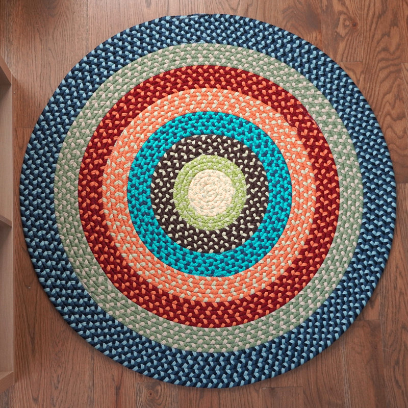 Tapis intérieur / extérieur Balbir, Rond 16 po