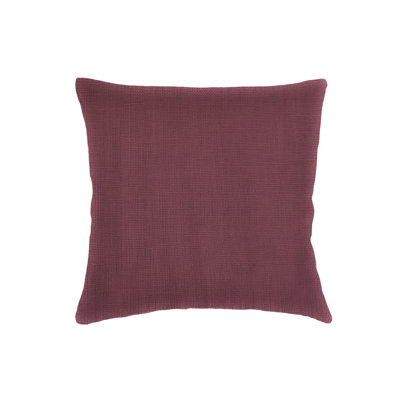 Maroon So Soft Linen Pillow 20x20 with Down Alternative Insert