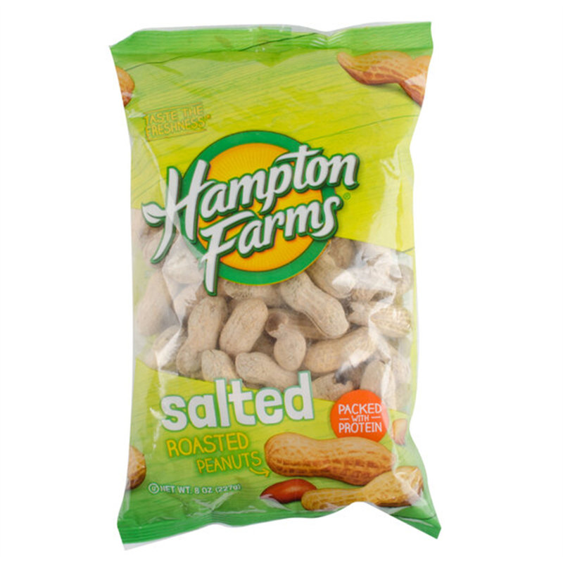 Cacahuètes grillées au lait grillé Hampton Farms 0,5 Lb. WS-113PNUT61186