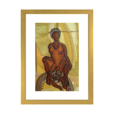 « Mère et enfant » par Fred Odle-impression