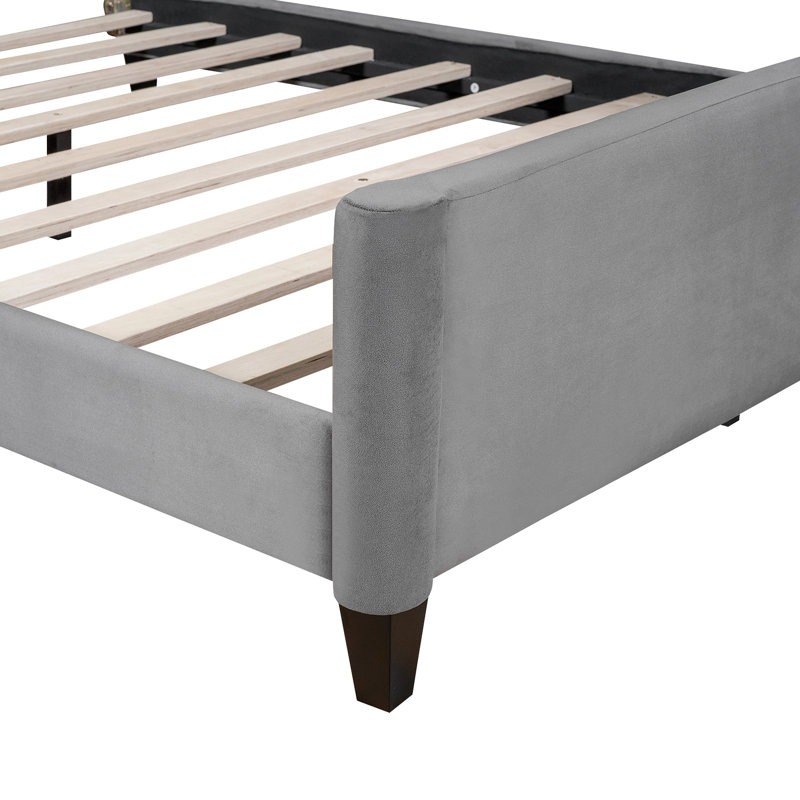 Lit de jour Modern Luxury, Gris, Complet/Double