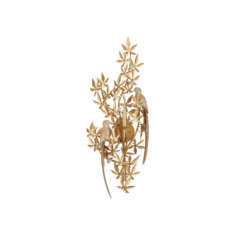 Aviary Gold Wall Sconce