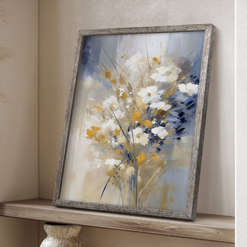 «FLORAL Series CCLxxvii», reproduction encadrée - bois massif, H 21 po x l 17 po