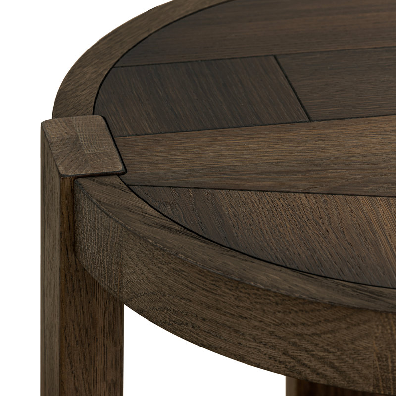 Kiyohisa Oak Side Table, Brown