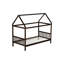 Lit simple avec fonction en forme de maison - Rangez facilement les articles sous votre table-1365325059