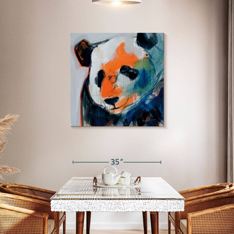 Crowle Call Me Panda, 36" H x 36" W