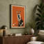 Portrait of the Fox Rustic - Wrapped Canvas-1225876179-1225876170