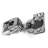 3/4 Overlay 105 Degree Soft Close Face Frame Concealed Hinge