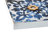 S/4 Abstract Blue, White, And Gold Wall Decor Accents, 9.5X9.5"
