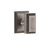 Grandeur Carré Square Rosette Privacy with Carré Door Knob