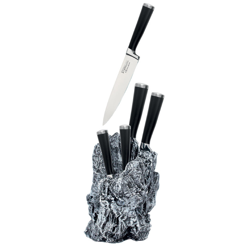 Stoneline 7 Piece Stainless Steel Knife Block Set