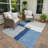 Machine Washable Indoor/Outdoor Chantille ACN2400 Abstract Rug-1220111691