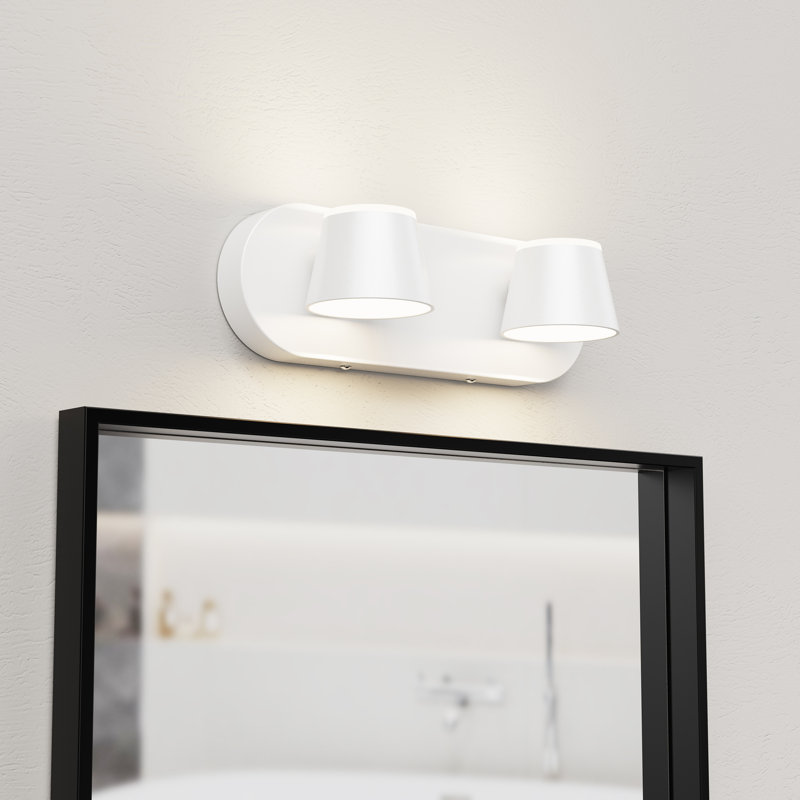 Boze Dimmable LED Vanity Light, White, 2