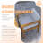7 Piece Patio Table And Chairs Set-757204151
