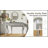 Luxury Makeup Vanity Desk with Oval Mirror, 3-Drawer Dressing Table for Jewelry Storage, Elegant Console Table for Entryway, Living Room & Bedroom, Stylish Home Decor-1556244225