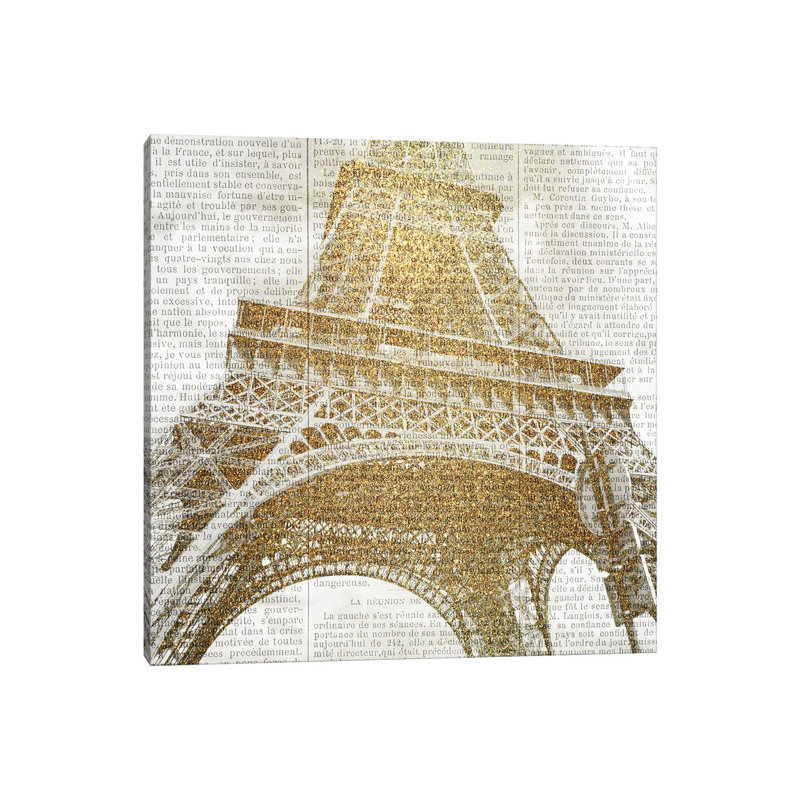 Love Paris 2 by Kimberly Allen - Wrapped Canvas Print, 30.48cm H x 30.48cm W x 1.91cm D
