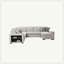 Canapé modulaire rembourré 5 pièces Xareni-950637202