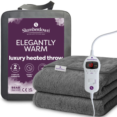 Slumberdown Elegantly Warm Heated Throw