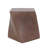 Charming Lightweight Concrete End Table With Abstract Twisted Cube Design