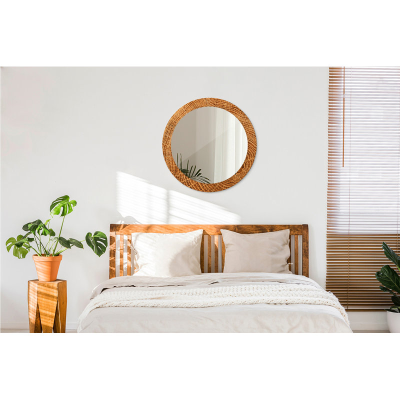Huldar Glass Flat Wall Mirror