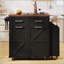 Îlot de cuisine de 47,2 pouces avec abattant, supports amovibles, tiroirs et roulettes pour un rangement polyvalent et mobile-591249269