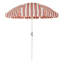 Club Umbrella - Bistro Dusty Pink Stripe