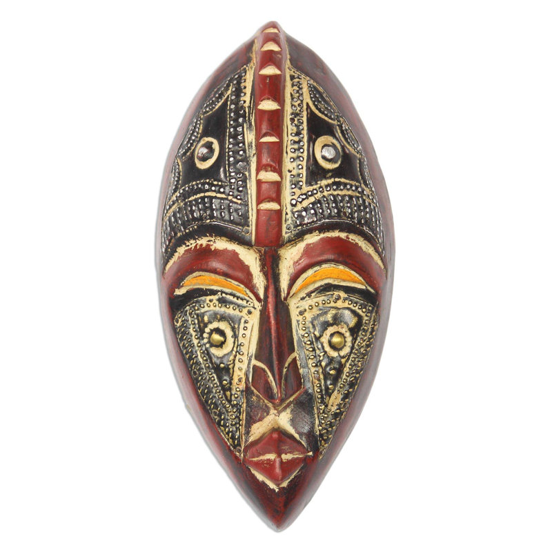 Décoration murale Kyauta et masque africain en bois